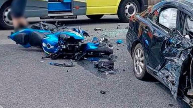 V prometni nesreči v Ilirski Bistrici umrl 65-letni motorist