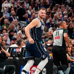 Luka Dončić na sinočnji tekmi (DALLAS MAVERICKS/FACEBOOK)