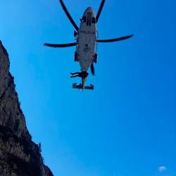 Helikopter gorske policijske enote, fotografija je simbolična (GORSKA ENOTA POLICIJE)