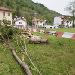 Prizorišče nesreče na predvečer prvega maja 2022 v Podgori (BUMBACA)