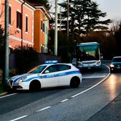 Cesto za Bazovico je bila zvečer spet prevoznza (LUCA TEDESCHI/FOTODAMJ@N)