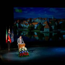 Dan državnosti Republike Slovenije v tržaškem Kulturnem domu (LUCA TEDESCHI/FOTODAMJ@N)
