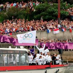 Prizor z odprtja olimpijskih iger (ANSA)