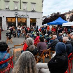 Aprila je na Stari Mitnici o participativnih procesih govoril Vid Tratnik (FOTODAMJ@N)