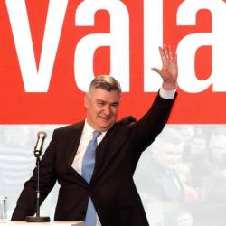 Zoran Milanović navdušen ob zmagi (ANSA)