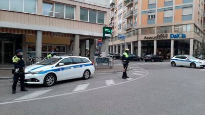 Lokalni policisti iz Pordenona, fotografija je simbolična (OBČINA PORDENON)