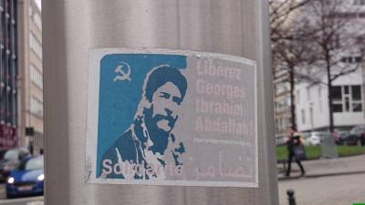 Več levičarskih organizacij se zavzema za Abdallahovo osvoboditev, ki je zaprt v Franciji (WIKIPEDIA)