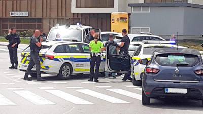 Vozniku so koprski policisti odvzeli prostost (DANIJEL CEK/PRIMORSKE NOVICE)