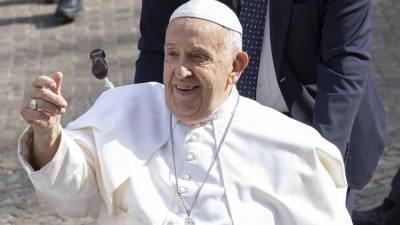 Papež Frančišek se bo v Trst pripeljal s helikopterjem (ANSA)