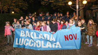 Prizor lanske baklade od Prečnika do Šempolaja