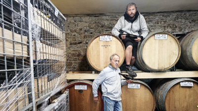 Mladi vinar Ivan Sosol z očetom Marjanom (WINEMAG)