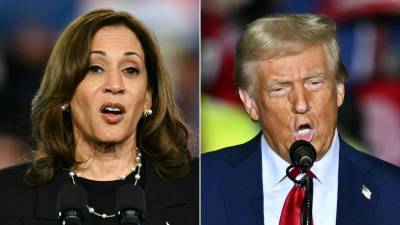 Kamala Harris in Donald Trump (ANSA)