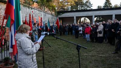 Slovesnost ob 83. obletnici ustrelitve obsojencev na 2. tržaškem procesu na Opčinah (TEDESCHI/FOTODAMJ@N)