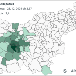 Kje so čutili potres (ARSO)