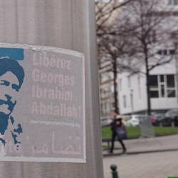 Več levičarskih organizacij se zavzema za Abdallahovo osvoboditev, ki je zaprt v Franciji (WIKIPEDIA)