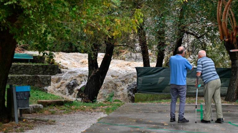 Rekordno deroča Glinščica in izvir na Jami