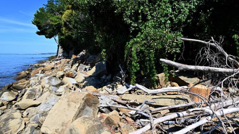 Na Šoniku le s težavo po stopnišču do plaže