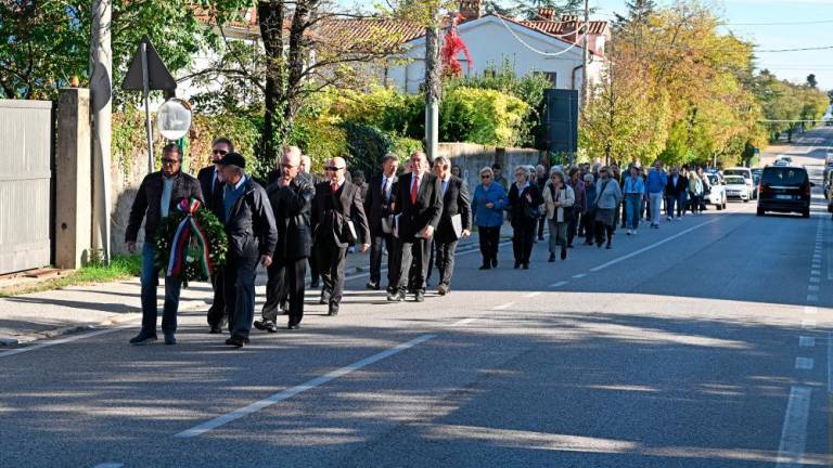 Polaganje vencev na Tržaškem