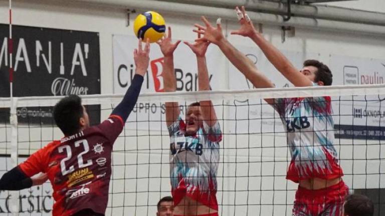 Športna sobota: Juventina, SloVolley in Zalet pred domačimi navijači