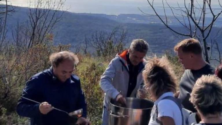 Uživali na Sabotinu, Cerju in Kremenjaku